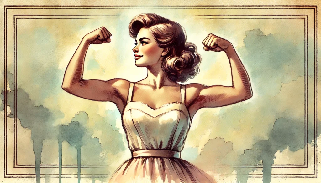 Creature Courage art of woman getting over her fears