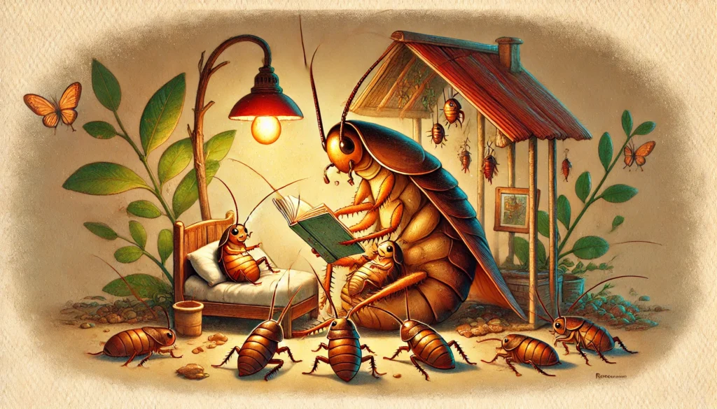 Cockroaches are Good Mothers Illustration Creature Courage