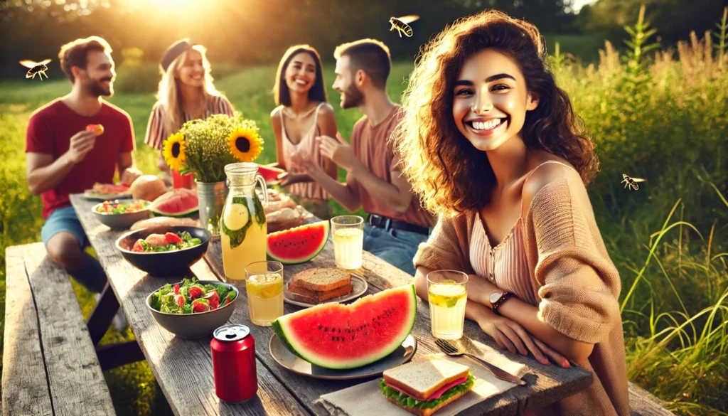 Enjoying A Picnic with Yellow Jackets Creature Courage