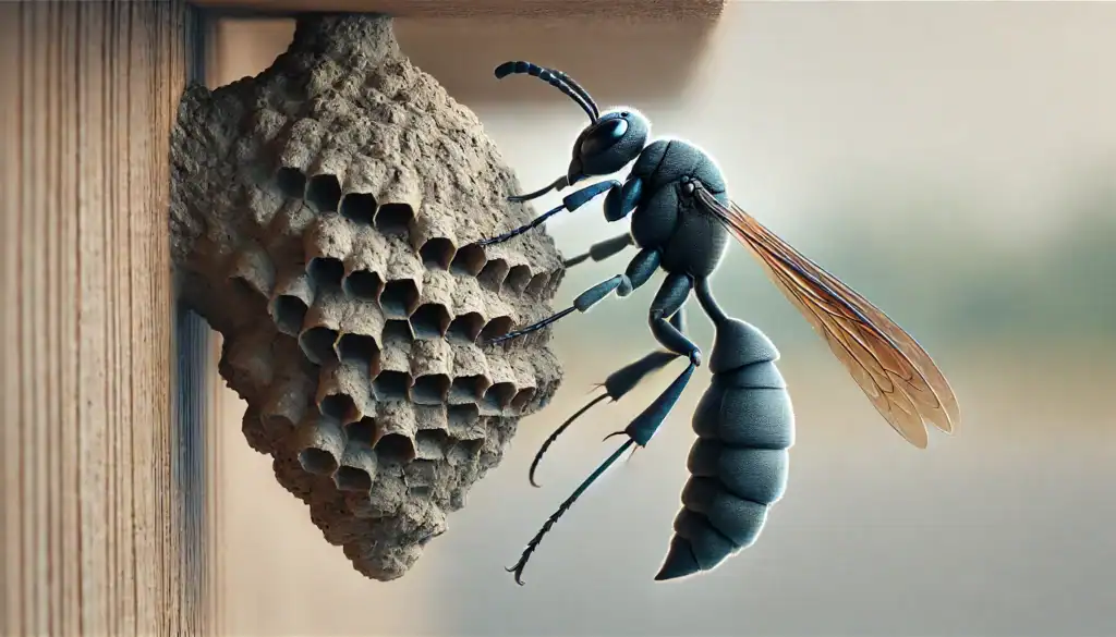 Maud Dauber Wasp and Nest Creature Courage