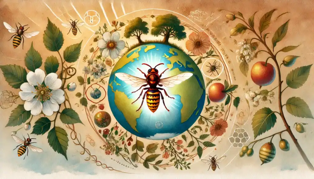 Hornet Helpful To The Environment Illustration Creature Courage