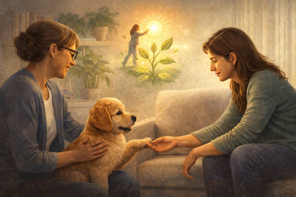 Animal Phobia Therapy with Puppy Creature Courage