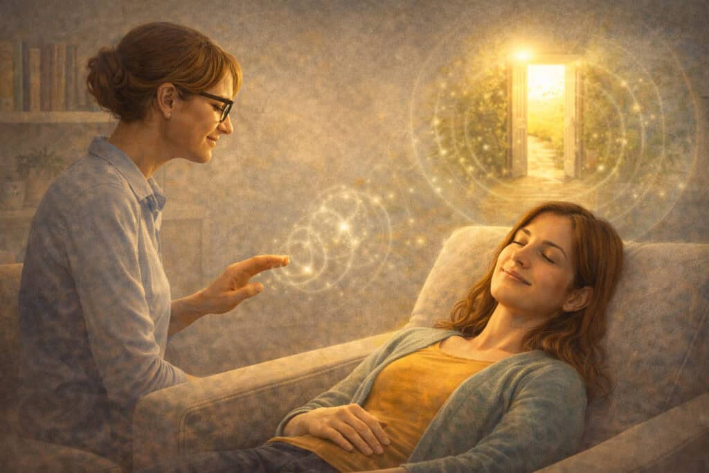 Hypnotherapy Illustration Creature Courage