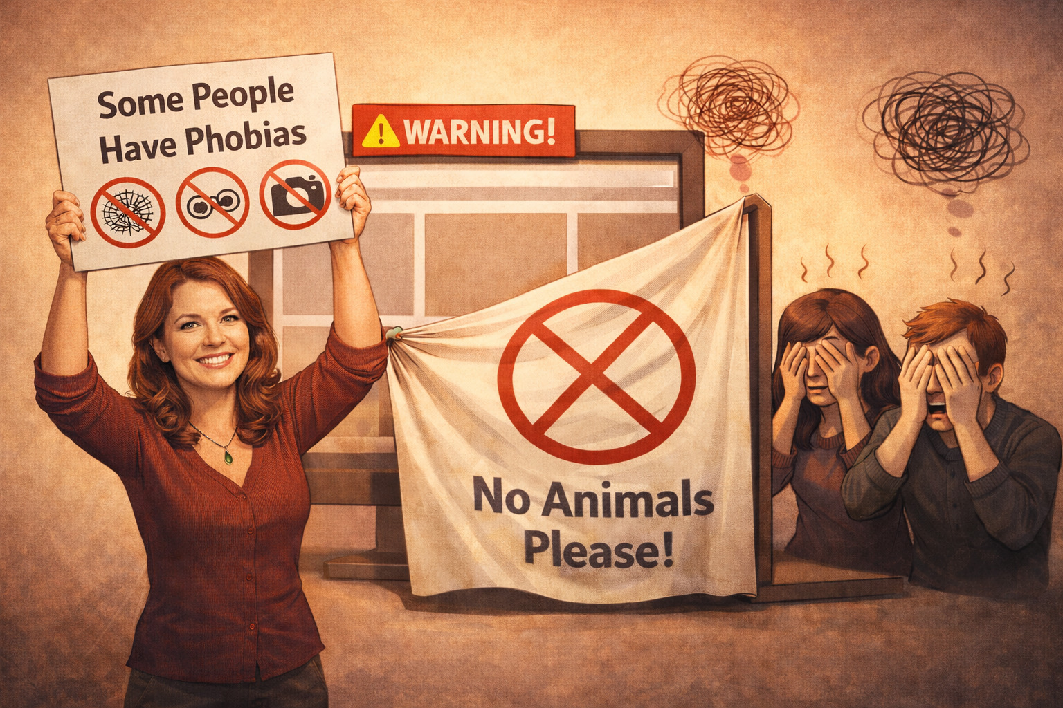 No Animal Pictures for Animal Phobias Creature Courage