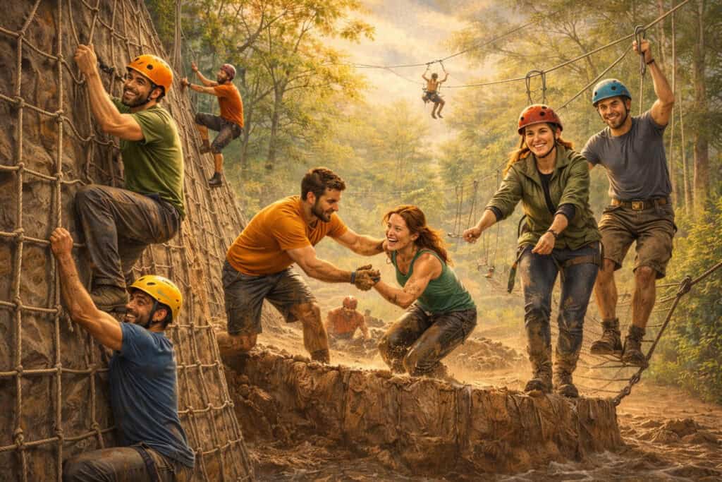 physical-challenge-team-building-outdoor-adventure-course